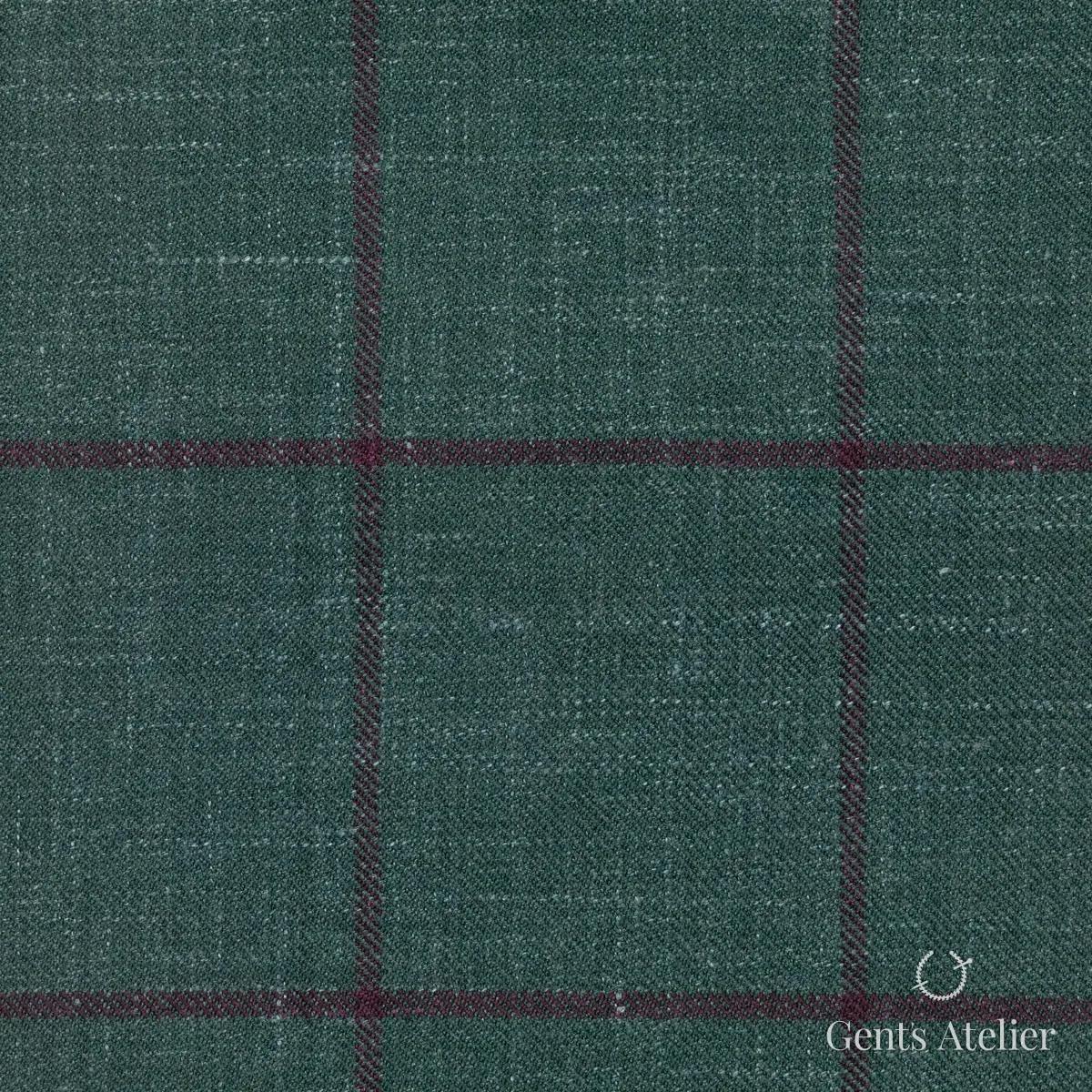 Костюм из Gent's Colors 2299-9 — тёмно-зелёный, 100% шерсть